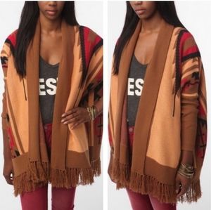EUC Urban Outfitters Aztec Print Cardigan